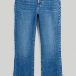 Madewell NWT   Kick Out Mid Rise Blue Jeans Ankle Length Size 32 Photo 14