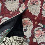 Vintage Old World Santa Tapestry Ugly Christmas Dress Vest Backroad Blues XL Red Photo 1