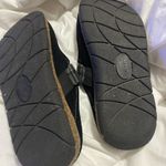 Earth Origins Clogs 7 Shoes Black Suede Leather Sherpa Lined Warm & Cozy Photo 5