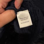 New Rhode NWT 100% Cotton Navy Smocked Anya Mini Dress Size Small Blue Photo 7