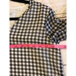 Calvin Klein Small Black and White plaid check Work Career Blouse Photo 7