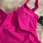 EOMENIE Vibrant Pink Ruched Swimsuit size S brand new see all photos Photo 11