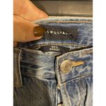 Aeropostale Size 4 90’s Baggy High Rise Distressed Medium Wash Stretch‎ Blue Photo 3