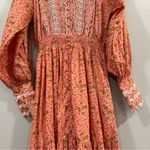 By Timo Eyelet Long Sleeve Cotton Maxi Dress Small S Photo 3