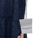 Amanda Uprichard NEW NWT  Rylee Tweed Dress In Midnight Navy Blue Photo 7