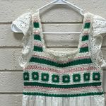 Urban Revivo White Boho Crochet Dress size 4 Photo 5