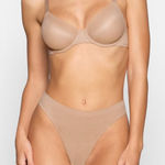 SKIMS  Nude mesh underwire bra Photo 0