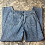 Sam Edelman Blue Patterned Straight Leg Jeans Photo 6
