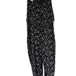 Imaginary Voyage Overalls Floral Navy Women's Size Small Blue Photo 1