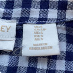 Cynthia Rowley linen gingham blazer, blue & white. 100% linen. NWOT. Size S Photo 5