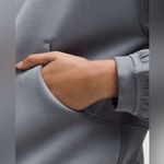 Lululemon  NWT Softstreme Full Zip Hoodie Jacket Solar Grey Size 10 Photo 3