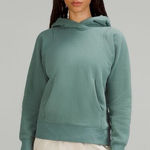 Lululemon Loungeful Hoodie Tidewater Teal Size 12 Athleisure Sporty Active Wear Photo 0
