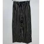 Faithfull the Brand Faithfull‎ the Brand Tahnie Pants Small NWT Black White Stripe Wide Leg Pull On Photo 6
