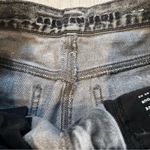 American Eagle  Grey Acid Wash Distressed Mom Jeans, Sz 8 Photo 12