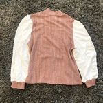 SheIn  Curve Accent Sleeve Blouse in Pink, Size 2XL​​​​​ Photo 2