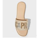 A New Day A New Day Capri Beaded Slides Sandals - Women's Slip On Summer Flats Photo 4