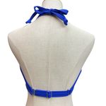 Venus  My Favorite Bra Bikini Swim Top Size 36D Cobalt Blue Vacation‎ Beach Heart Photo 5