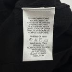 Sigrid Olsen  Black V Neck Twist Front Knit Sweater XL Crochet Trim Pink Beading Photo 5