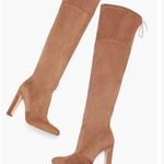 JustFab Taupe Thigh-High Boot Photo 0