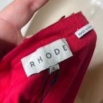 NWT RHODE Red Daya Mini Dress in Popppy sz 12 Photo 2