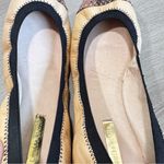 Louise et Cie Elainne Tan & Snakeskin Leather Ballerina Ballet Flats Size 8.5 Photo 9