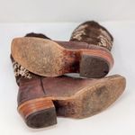 Toro Moro Womens Western Boots Brown Leather Floral Square Cowgirl Rodeo US 4.5 Size undefined Photo 7