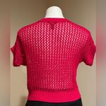Arizona Jeans Arizona Jean Company Pink knitted Short Sleeves Top SZ XL 14/16 Photo 2