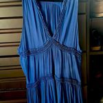 Free People dress or top blue medium tiered m Photo 12