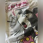 Disney  Store Women's Size XL‎ Pin Stripe Button Up With Minnie Mouse On Back Photo 7