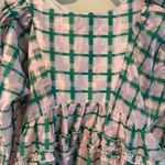 Dream Sister Jane Stuck at Sea Pink Green Plaid Dress | S Photo 3