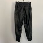 n:philanthropy NWT  Faux Leather Joggers in Black Medium Photo 3