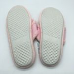 Aerusi Womens Slippers Fuzzy Fleece Thong Light Pink Size 9 Photo 3
