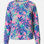 Lilly Pulitzer  Beach Comber Pullover Lilac Rose Just a Lil Jelly Medium EUC Photo 0