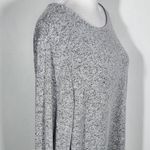 Old Navy  Gray Knee-Length Swing Dress Size Large Gray Long Sleeve Knit Dress Photo 4