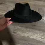 NEW Janessa Leone Ross Hat Package Wool Fedora Black M Photo 3