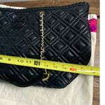 Tory Burch  Black Quilted Leather‎ Marion Tote Photo 4