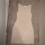 COS  Square Neck Tube Dress in Beige knit classic fall casual contemporary Photo 6