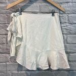 Cinq à Sept Cinq a Sept Luella Women’s 0 White Ruffle Wrap Skort Skirt Photo 0