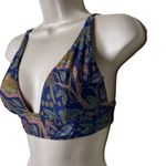 J.Crew  Jungle Leopard Print Two Piece Swimsuit Blue Womens S Photo 2