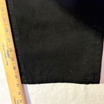 Quince Bella Stretch Patch pocket wide leg Black Cropped Jeans High Rise Utility Photo 6