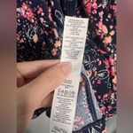 Juicy Couture  Navy Blue and Pink Floral Dress Photo 8