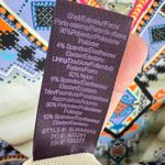 Hale Bob  Colorful Aztec Beaded 3/4 Sleeve Stretchy Pullover Knee Length Dress L Photo 6