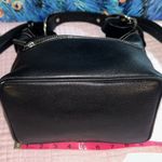 Dooney & Bourke Vintage Black Leather Satchel Shoulder Bag Photo 6