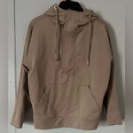 Mango  Women's Beige Hoodie Photo 1