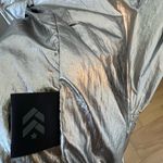 Lululemon /Barrys Colab Metallic Silver Jacket Photo 3