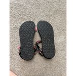 Teva Aztec Original Universal Sandals Pink Orange Teal Ankle Strap Women Sz 10 Photo 2