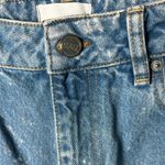 Ganni Womens Cotton High Rise White Acid Light Blue Bootcut Denim BetzyJeans 27 Photo 4