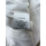 TART Sleeveless White Blazer Jumpsuit Women's Small Zip Back Minimalist Chic Photo 3