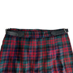 Vintage Richardson’s Tartan Shop Women’s Kilt “MacDonald Clan” Size 26 (Sm/Med) Red Photo 4