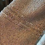 Chico’s Travelers Gold Sparkle Long Cardigan Sweater Size L Photo 1